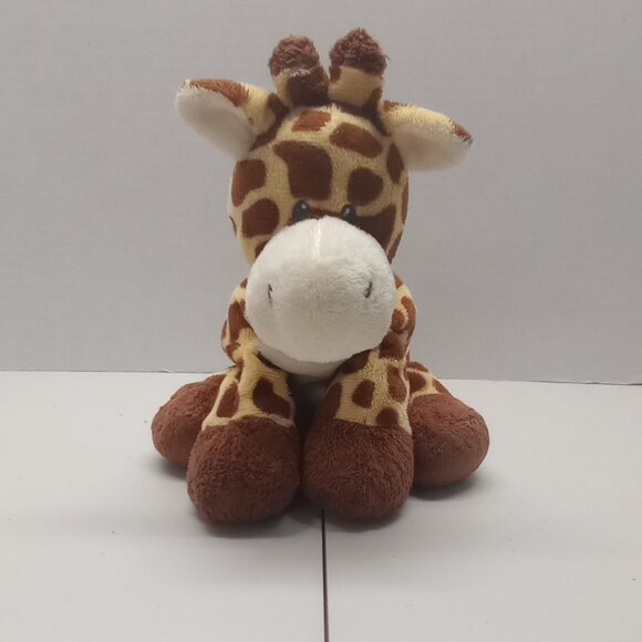 TY Giraffe Plush – TyLux Super Soft Baby Toy | Jungle Nursery Animal - Picture 1 of 8